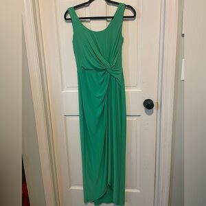 Lauren Ralph Lauren Green twist front dress size 6